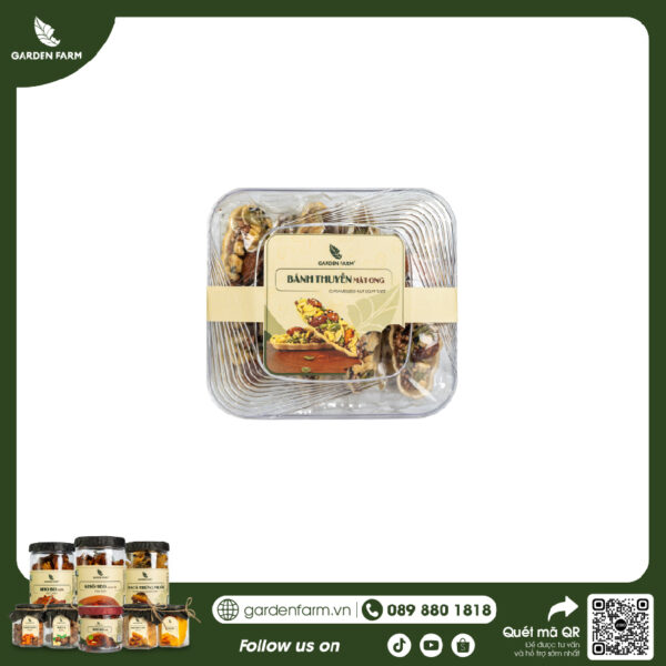 Bánh thuyền mật ong GARDEN FARM Hộp Mica 150g