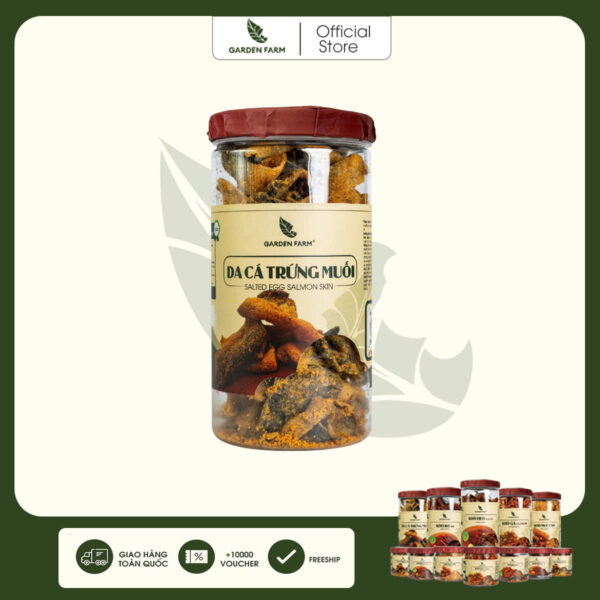 Da cá trứng muối GARDEN FARM Hũ 180g