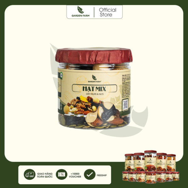 Hạt dinh dưỡng mix GARDEN FARM Hũ 150g