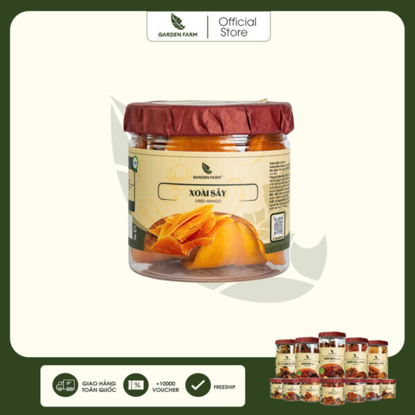 Xoài sấy hũ GARDEN FARM Hũ 200g