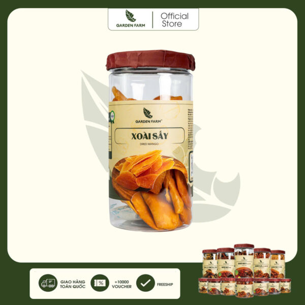 Xoài sấy hũ GARDEN FARM Hũ 500g