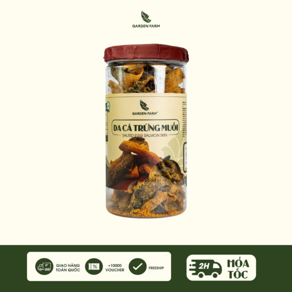 Da cá trứng muối GARDEN FARM Hũ 180g